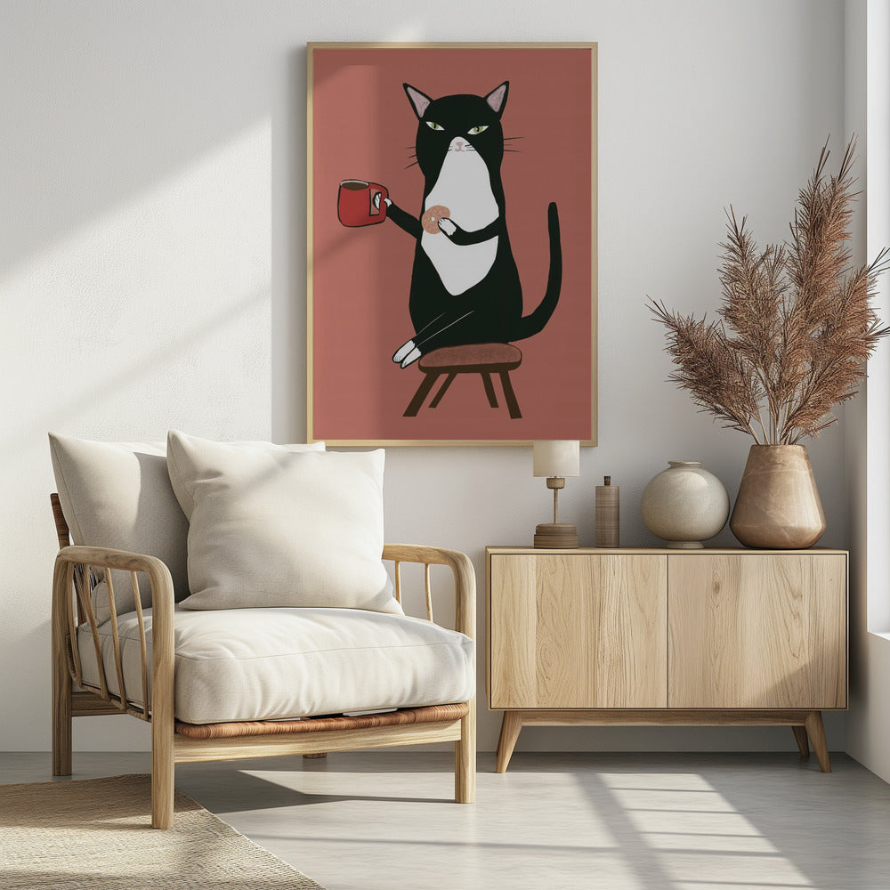 Kaffeekatze | Poster