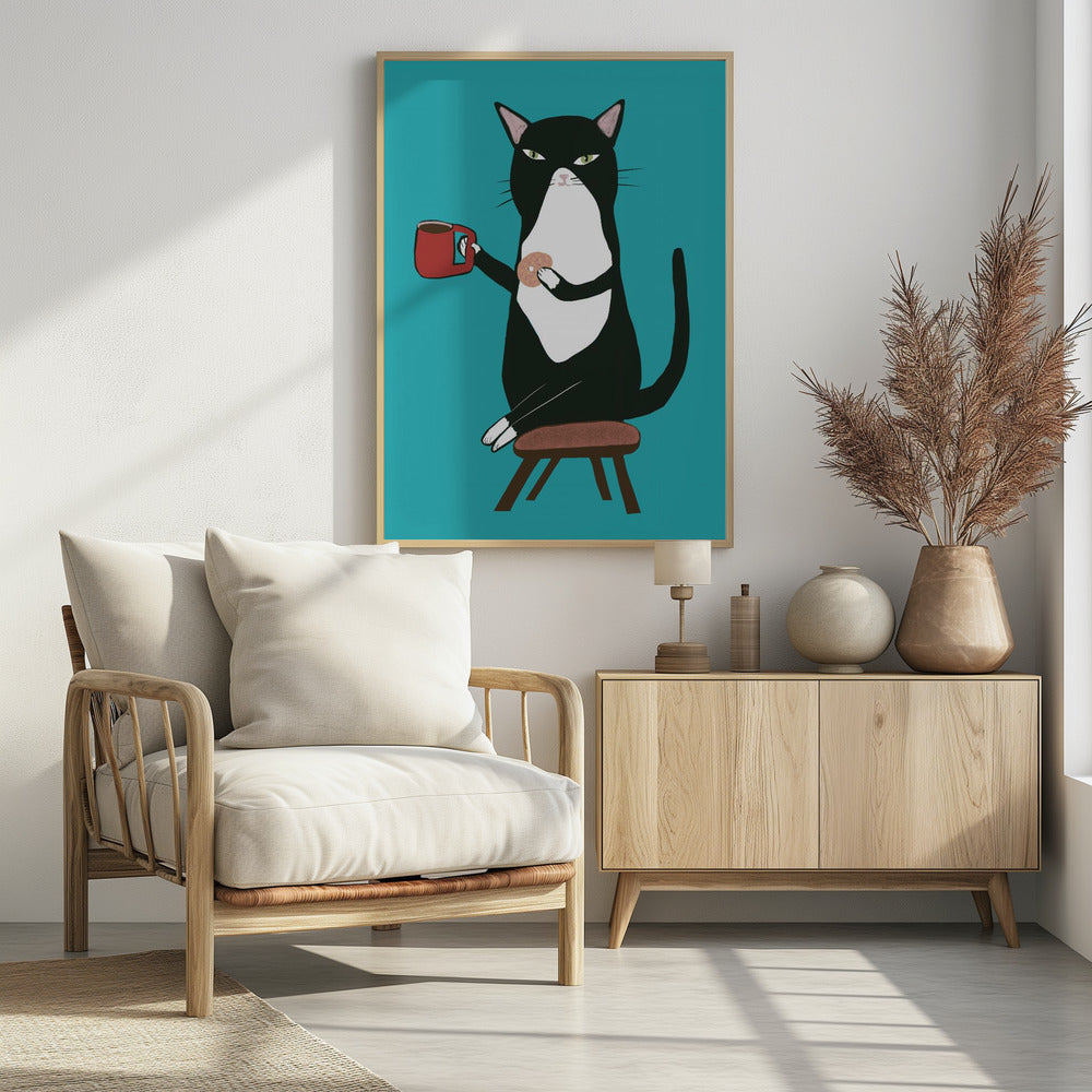 Kaffeekatze | Poster