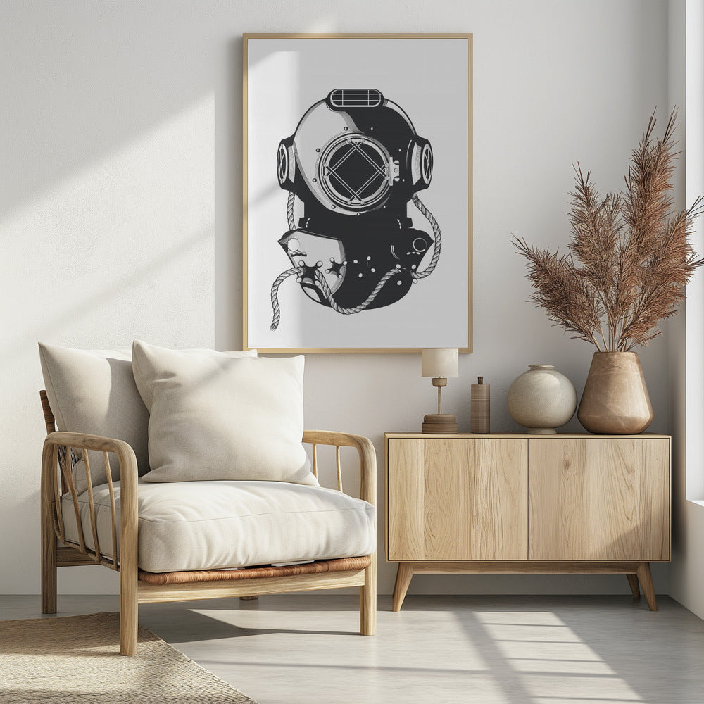 Vintage Taucher | Poster