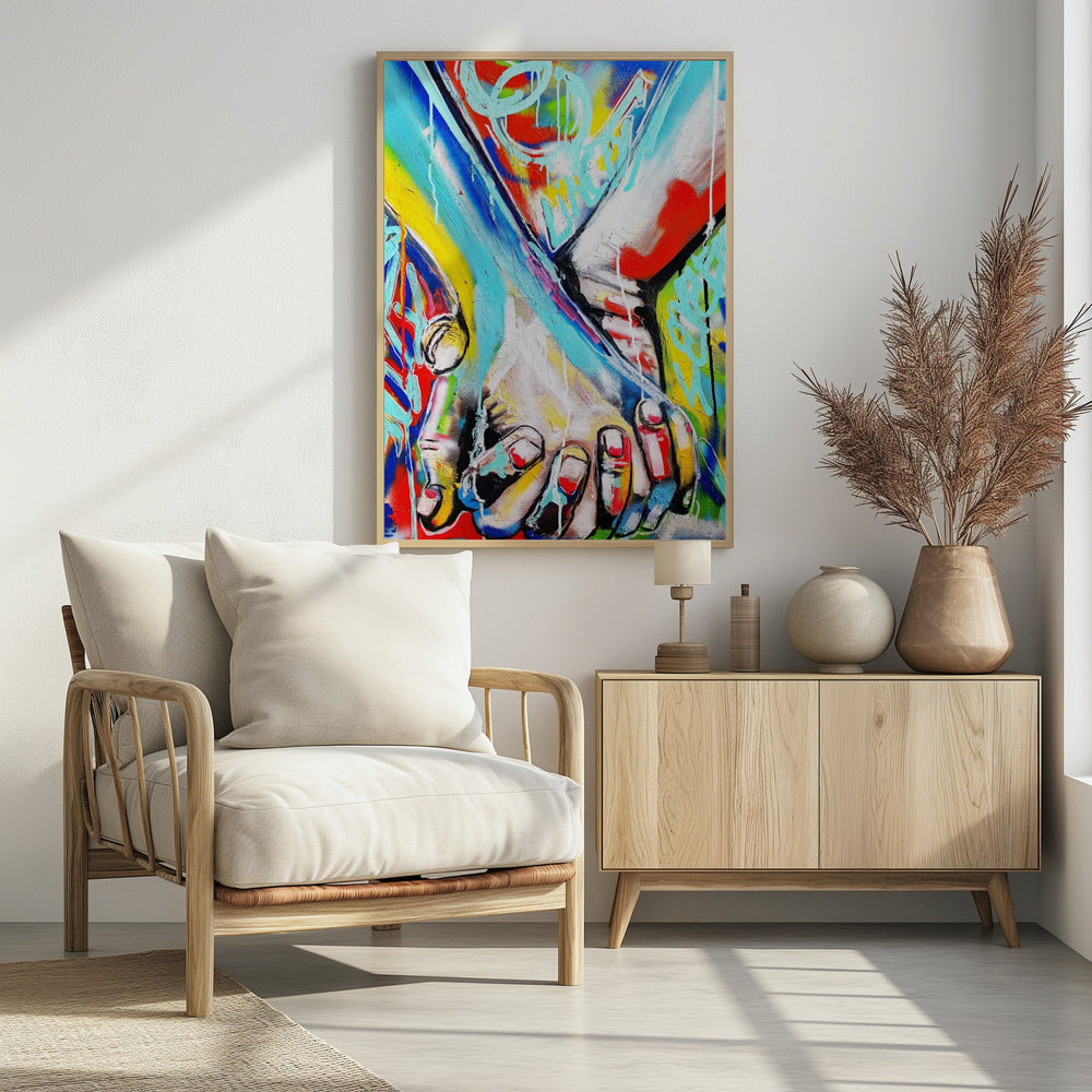 Lebendige Straßenkunst | Poster