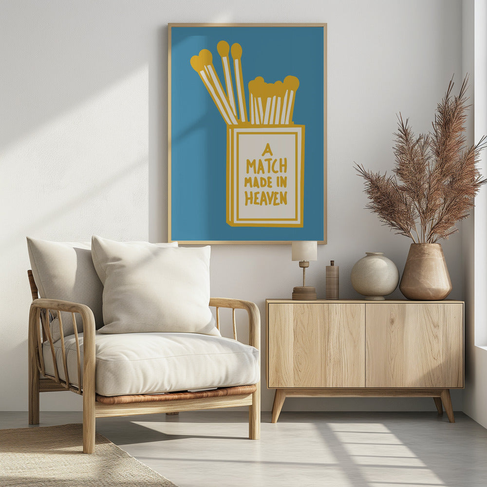 Himmlische Streichholzschachtel | Poster