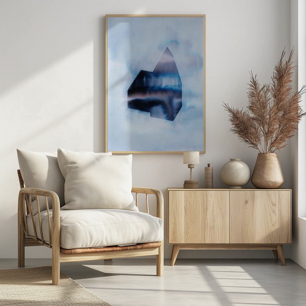 Geometrische Formen mit sanften Farbverläufen | Poster