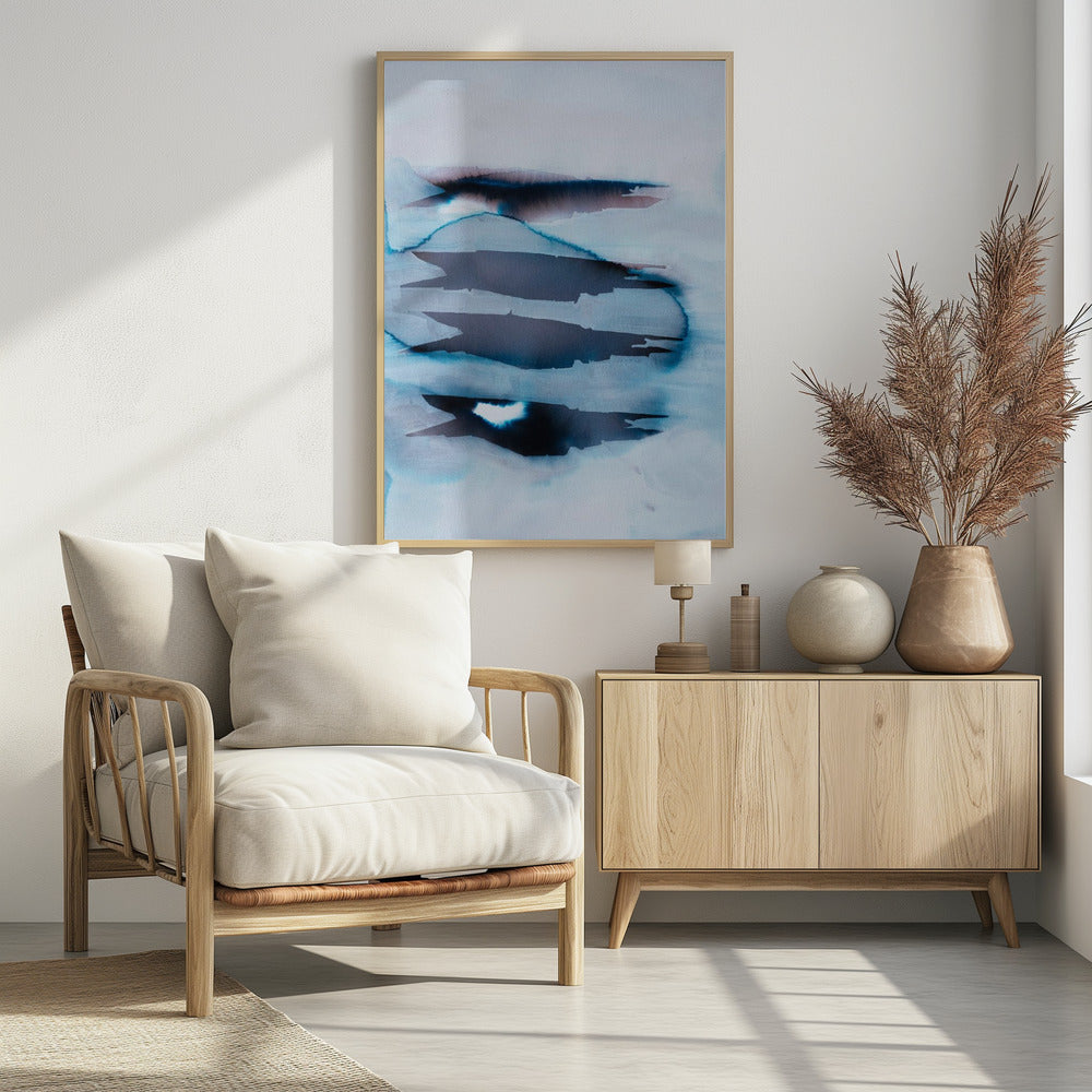 Durchscheinende Schichten Landschaft | Poster