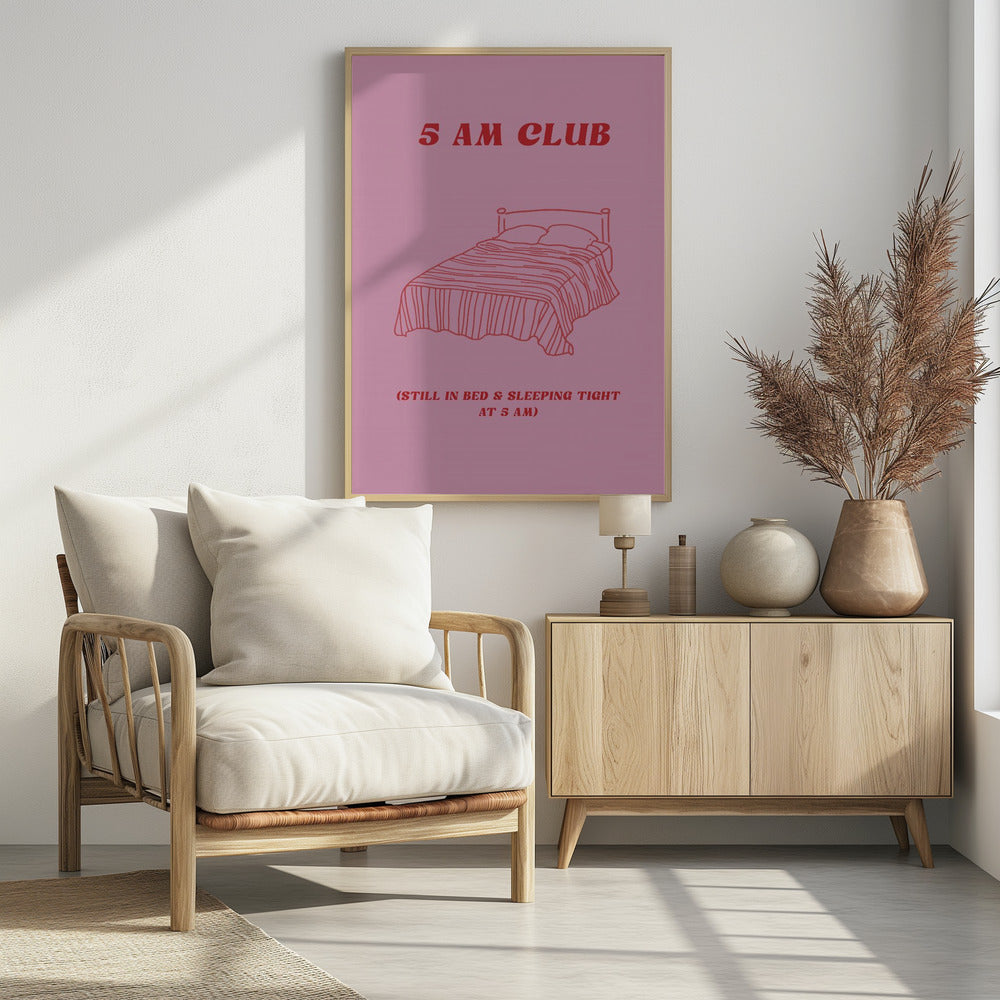 Gemütlicher 5-Uhr-Schlaf | Poster