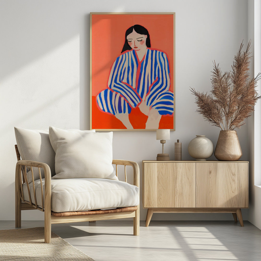Gestreifte Reflexion | Poster
