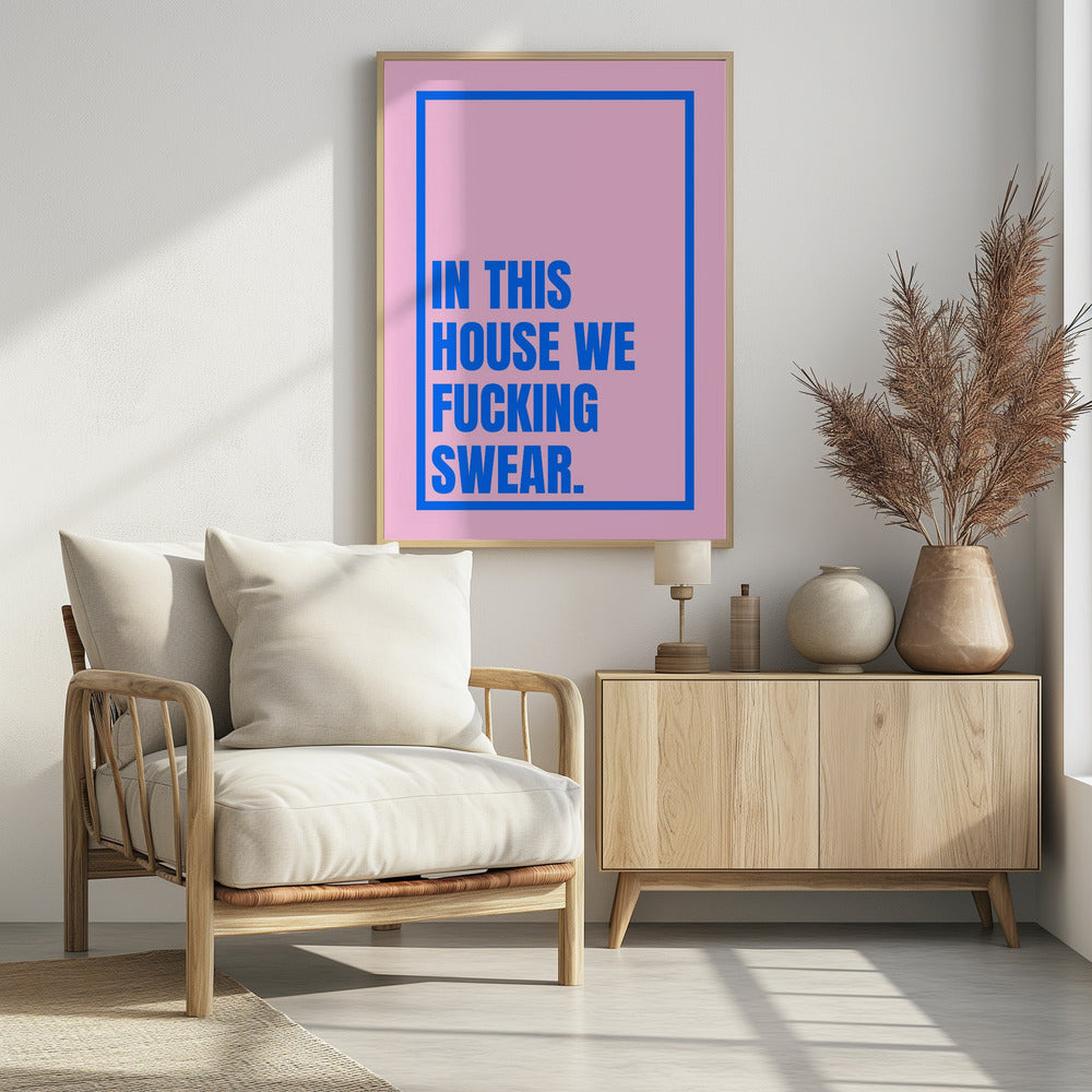 Mutiges Haus-Statement | Poster
