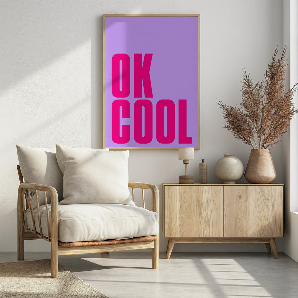 Kräftiges Pink-Statement | Poster