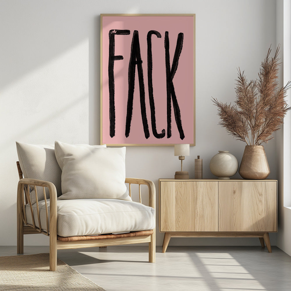 Mutiger schwarzer Ausdruck | Poster