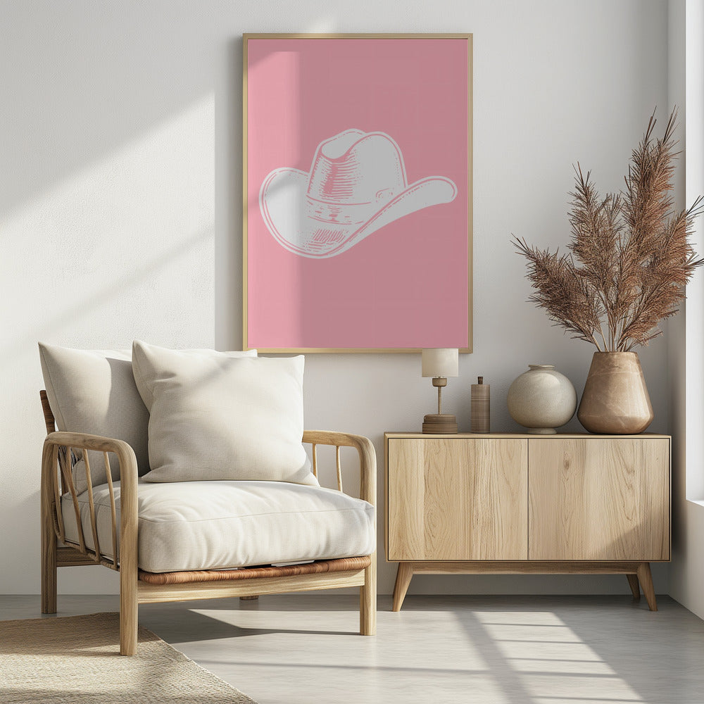 Pink Cowboy Hat | Poster