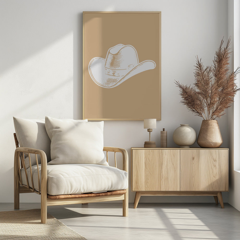 Neutraler Cowboyhut | Poster