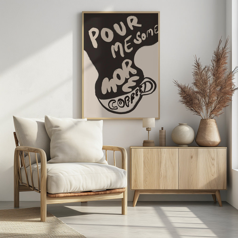 Mehr Kaffee | Poster