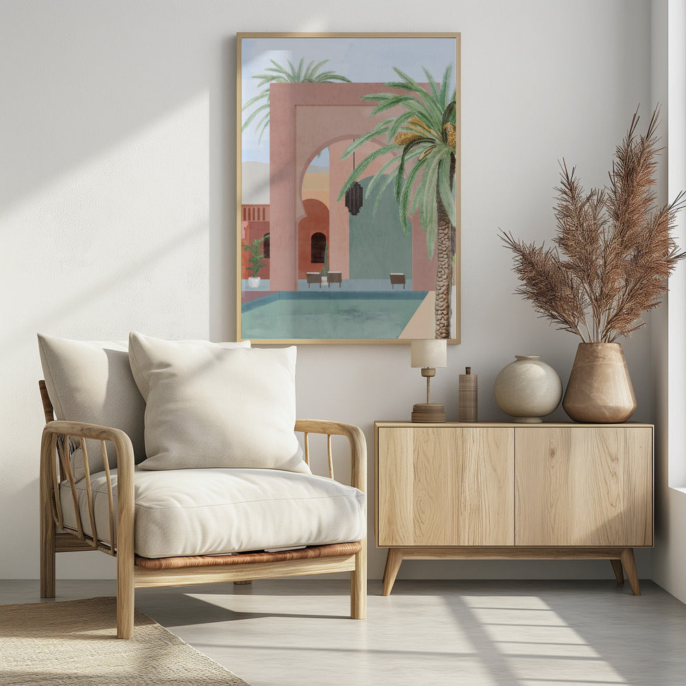 Marokkanischer Pool | Poster