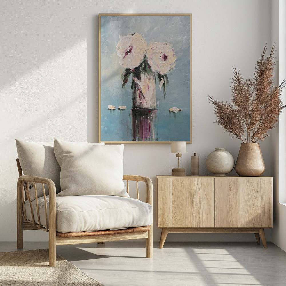 Weiße Rosen | Poster