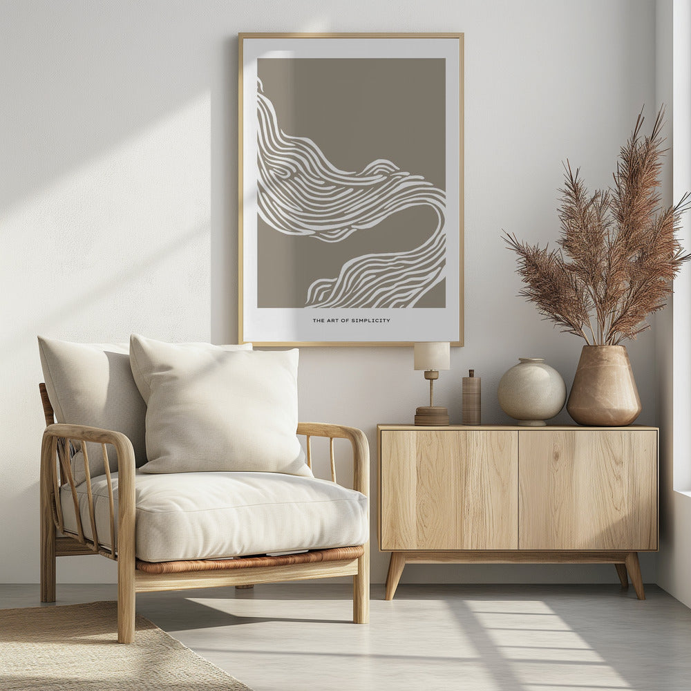 Fließende Linien | Poster
