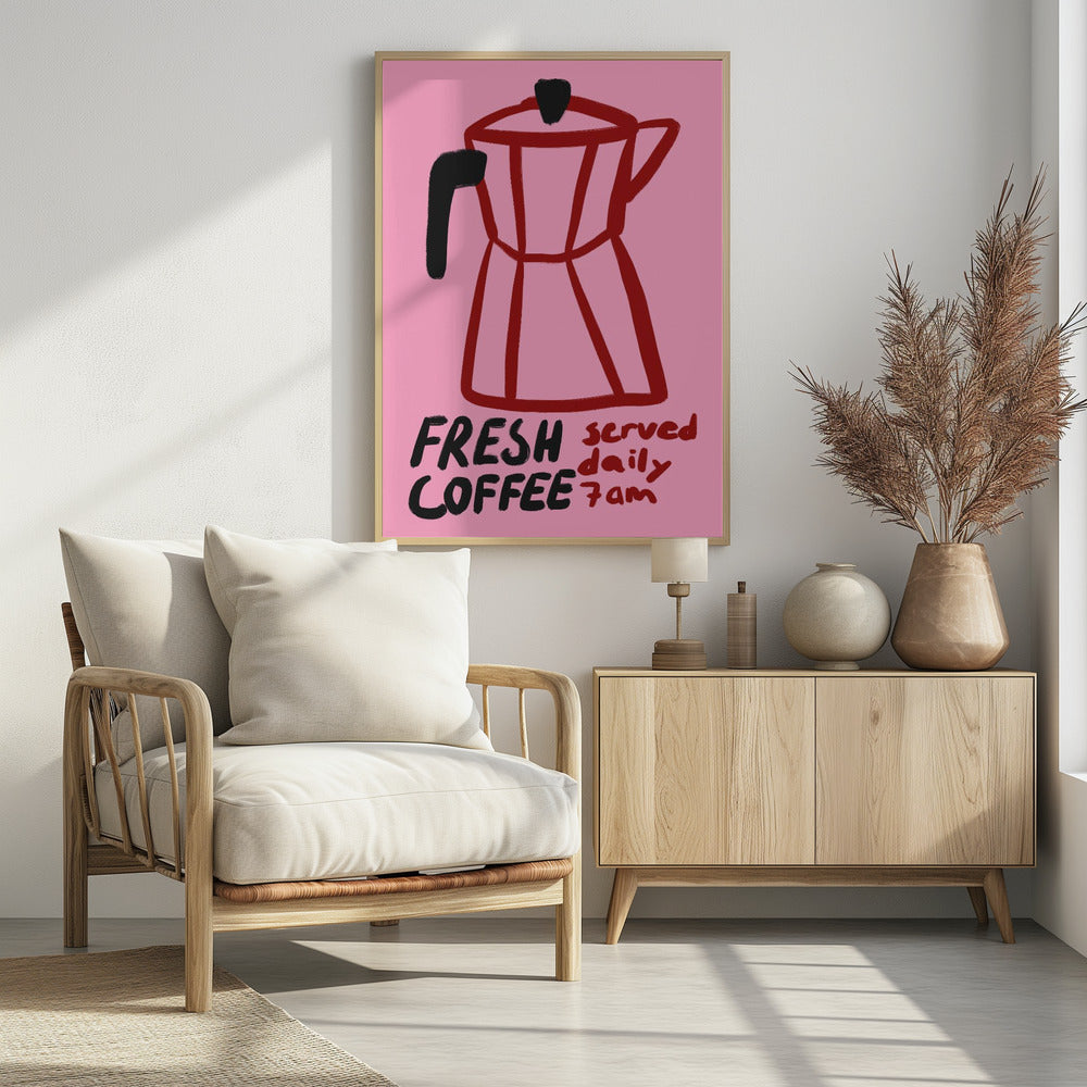 Morgens gebraut | Poster