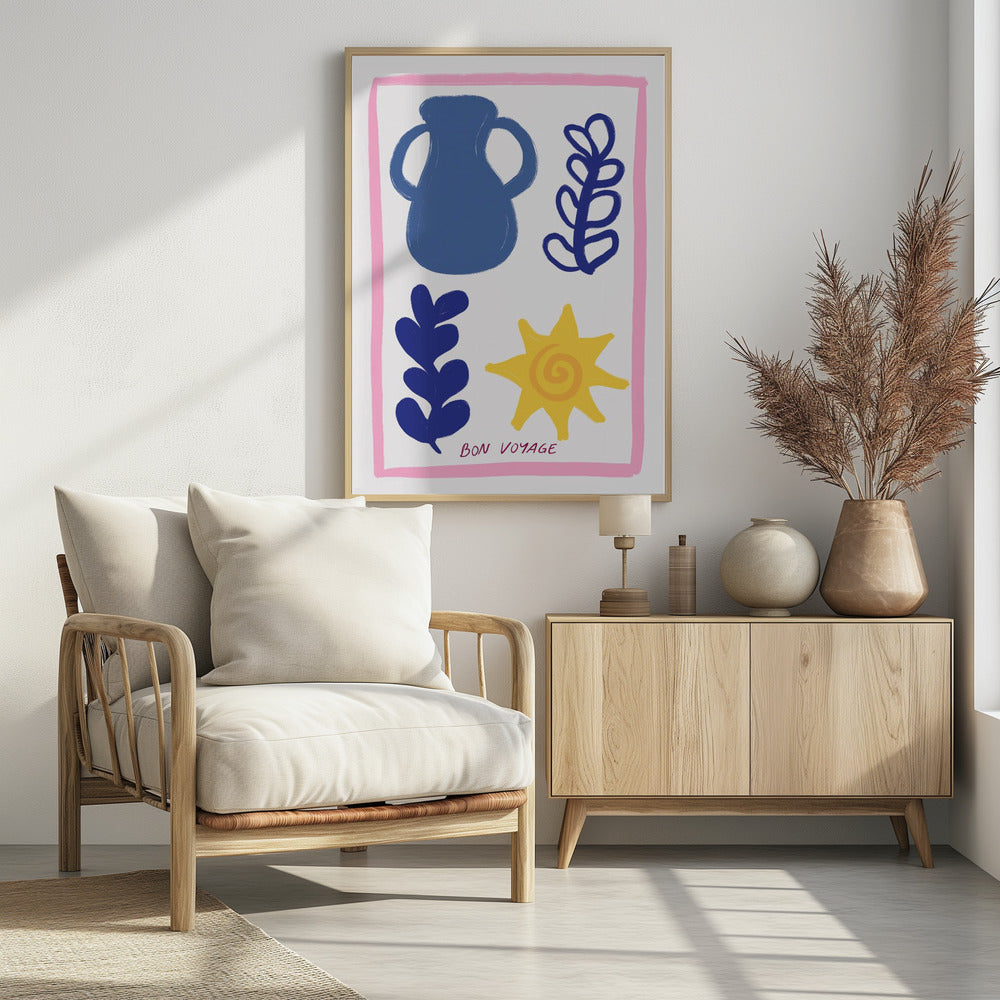 Gute Reise Symbole | Poster
