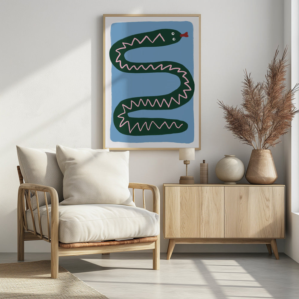 Geschichte der wackeligen Schlange | Poster