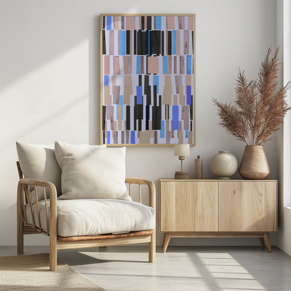 Farbblockkomposition | Poster