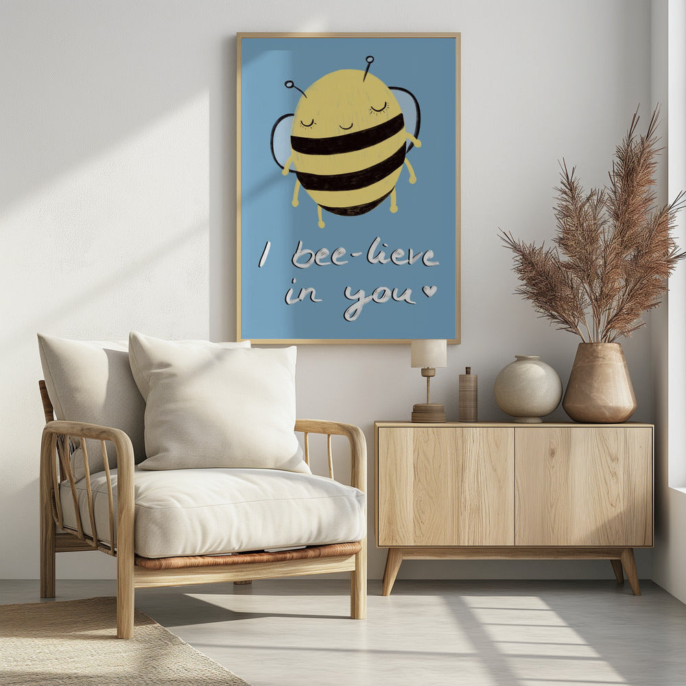 Bee-glaube an dich! | Poster