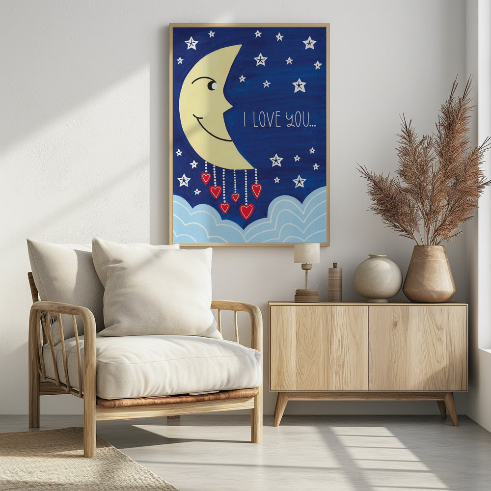 Mondschein-Zuneigung | Poster