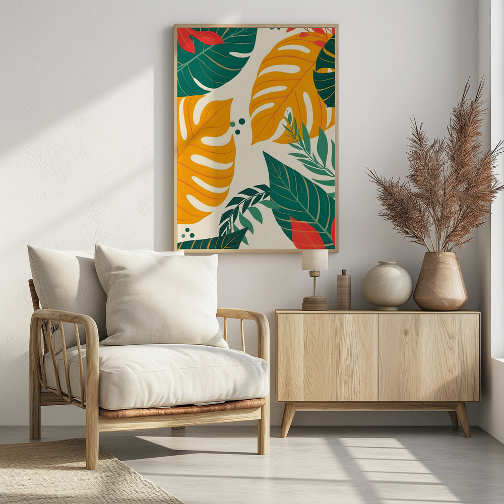 Goldene Tropenstimmung | Poster