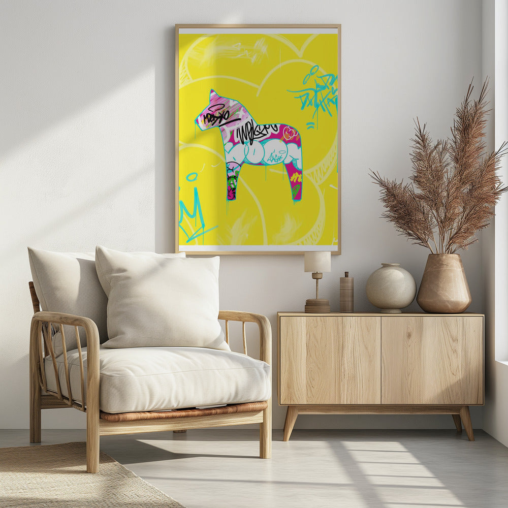 Pferd im Graffiti-Stil | Poster