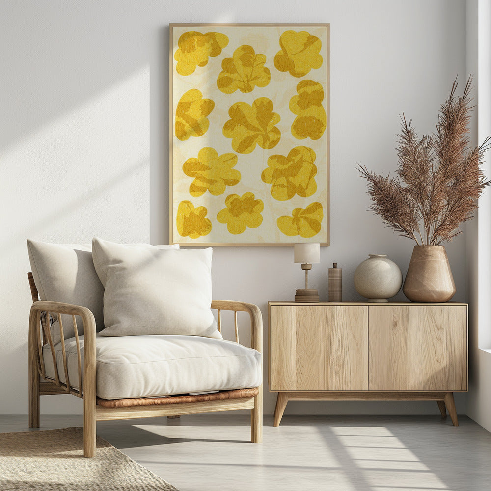 Goldene Blüten | Poster