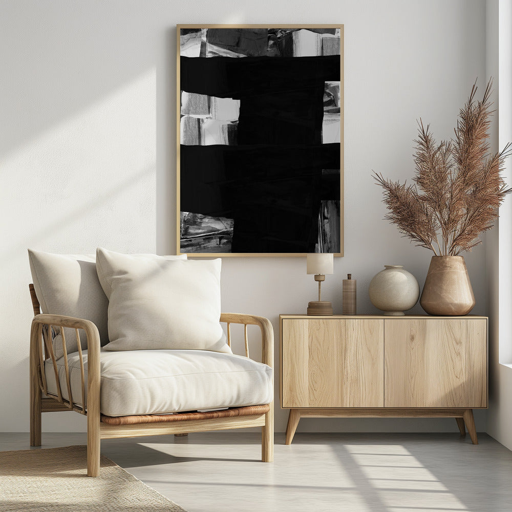 Monochrome Schichten | Poster