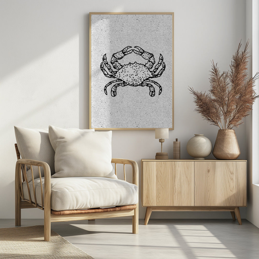 Black And White Crab | Poster