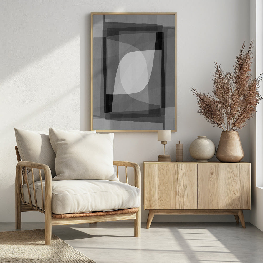 Monochrome Geometrie | Poster