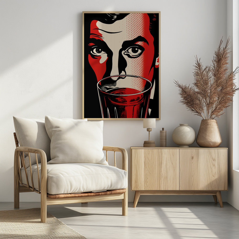 Ein Mann mit intensiven Augen | Poster