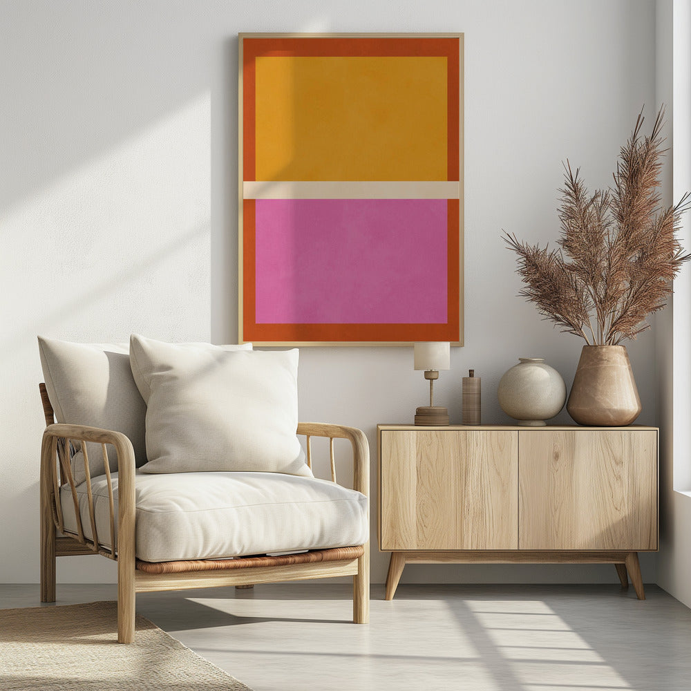 Fettgedruckte geometrische Blöcke | Poster
