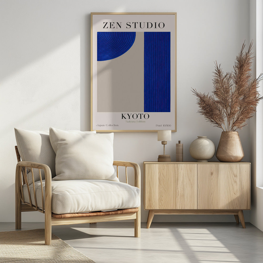 Kyoto Blaue Harmonie | Poster