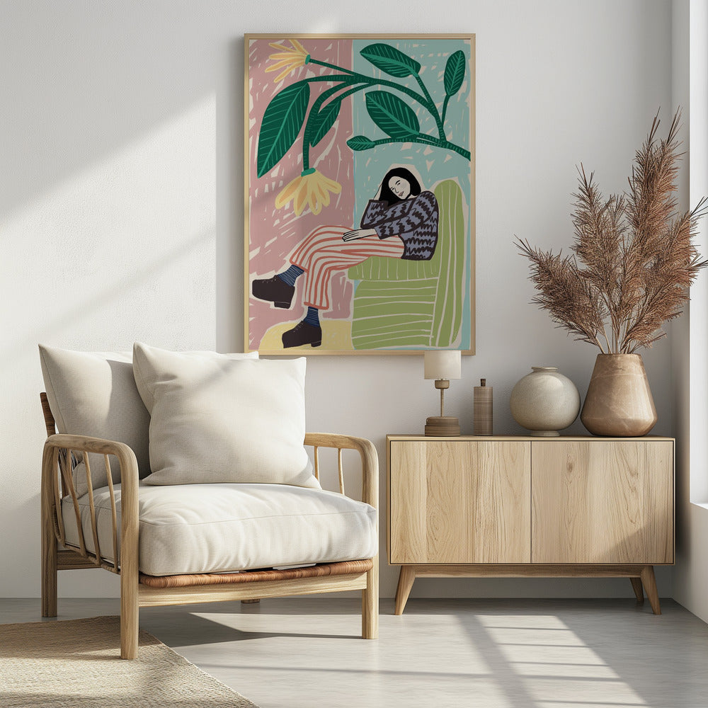 Ruhende Frau | Poster