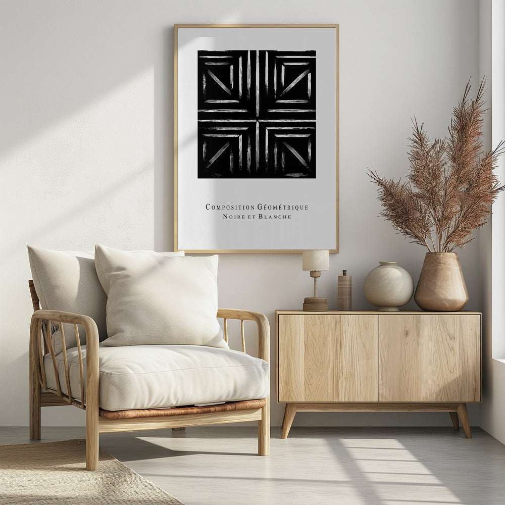 Monochrome Geometrie | Poster