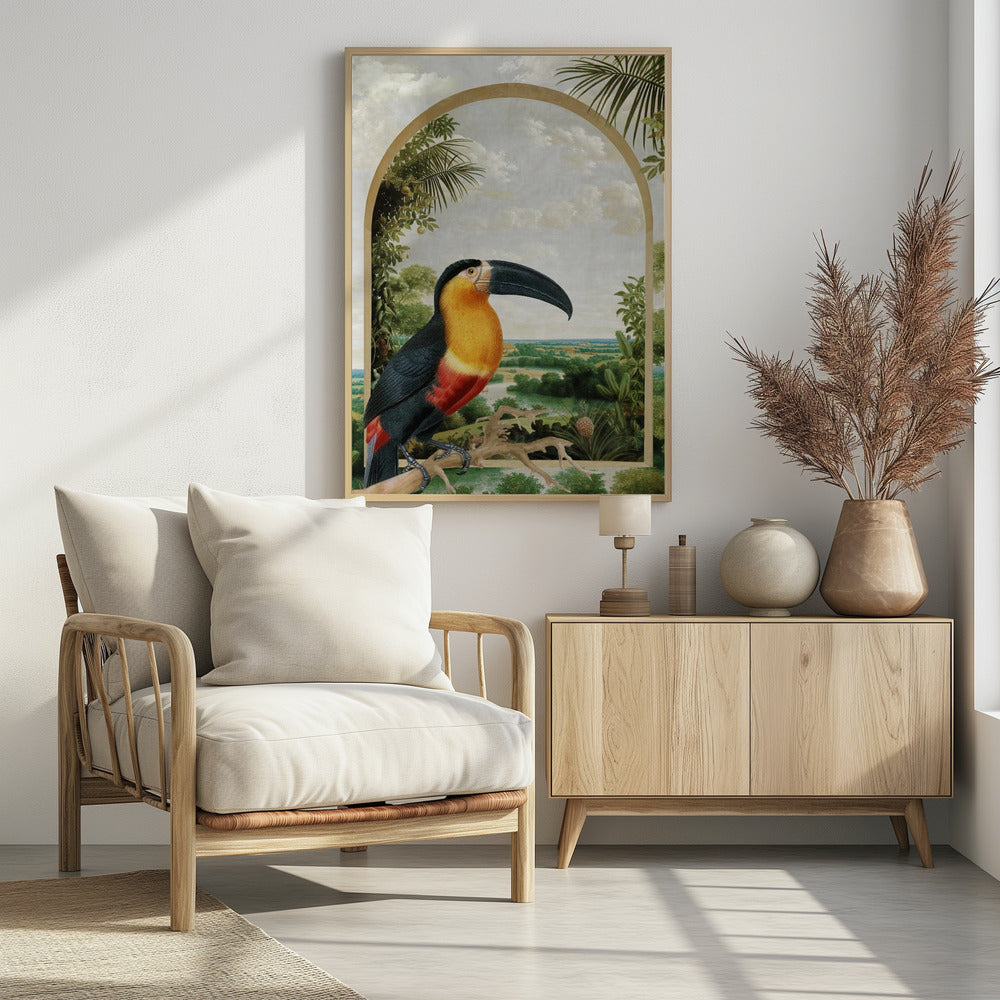 Tukan auf einem Ast | Poster