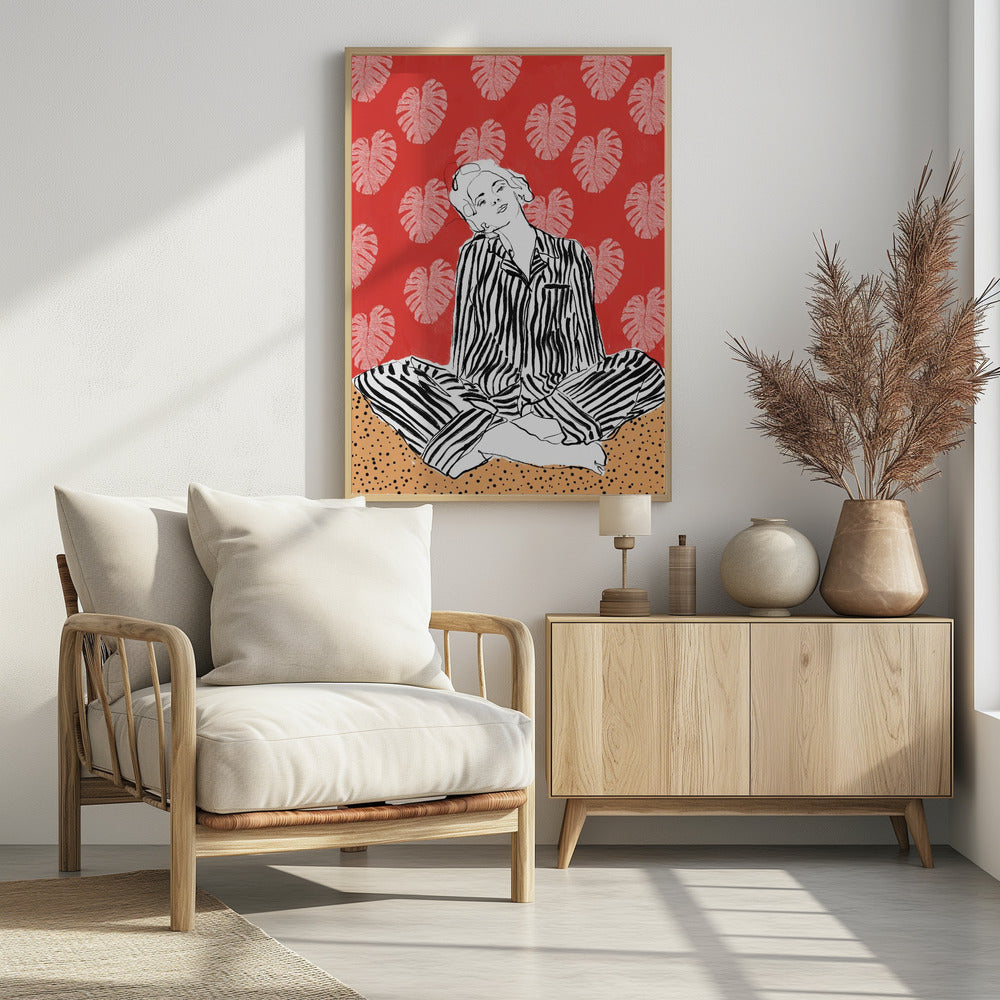 Serenity In Stripes | Poster
