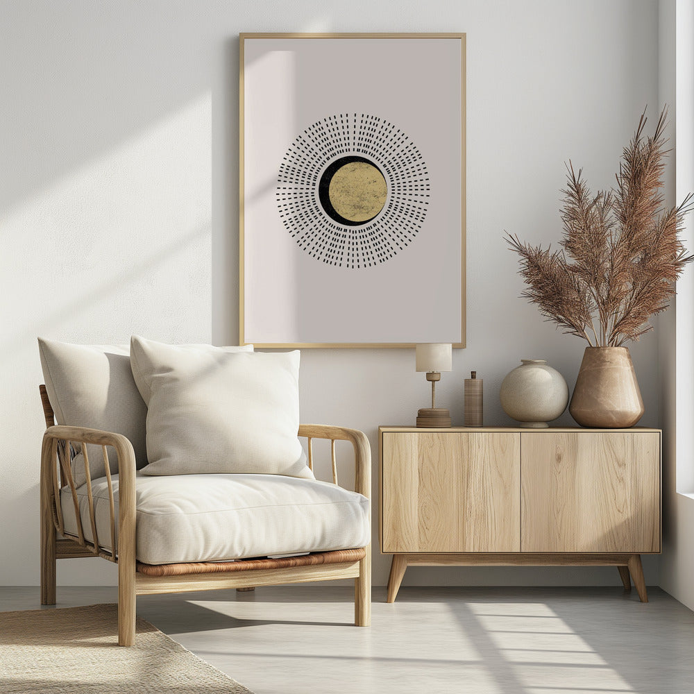Minimalistische Sonne | Poster