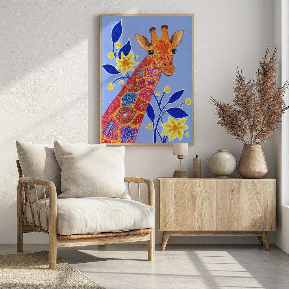 Gemusterte Giraffe | Poster
