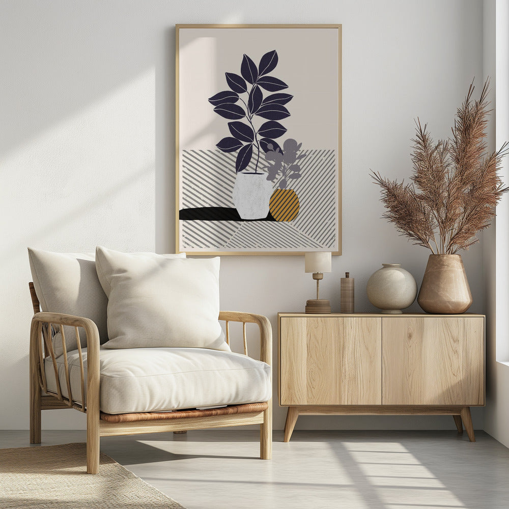 Vase B von Catsanddotz 5 bis 7 30 x 42 Zoll L | Poster