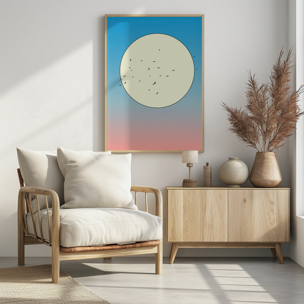 Vögel am Himmel | Poster