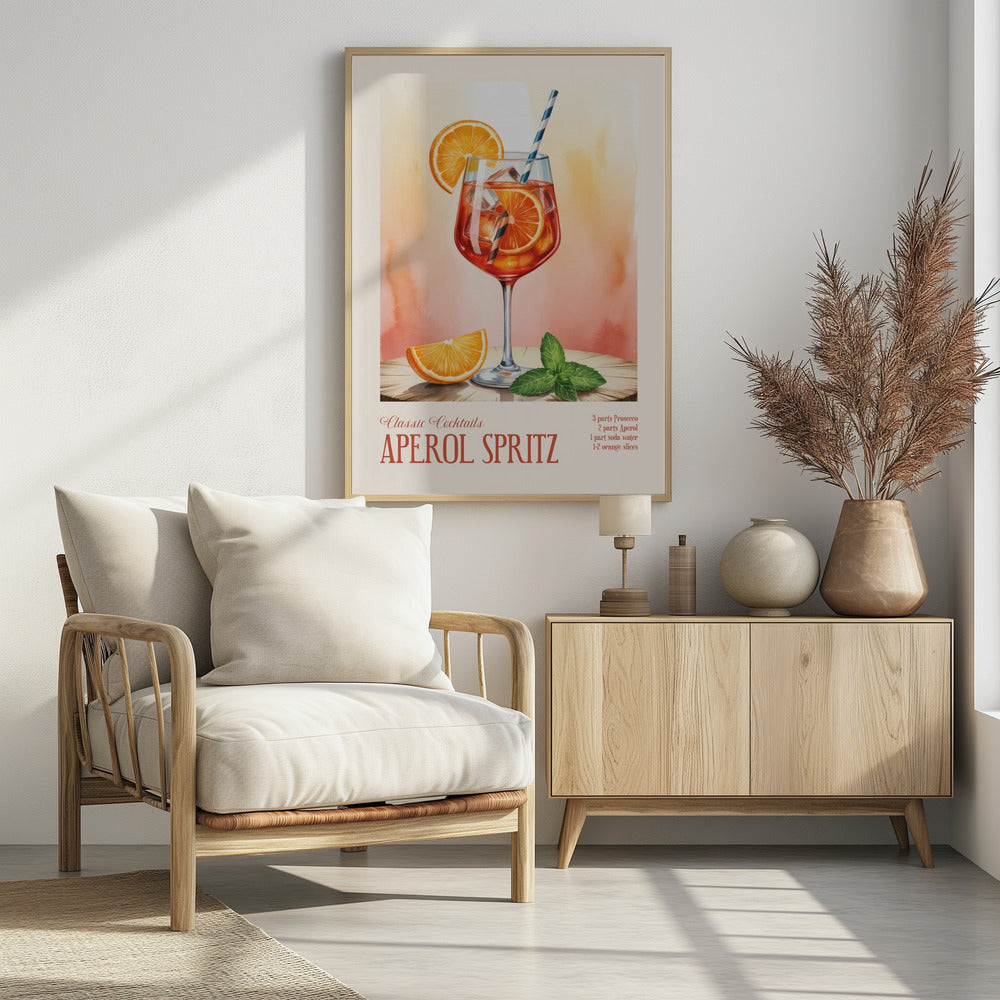 Klassische Cocktails - Aperol Spritz | Poster