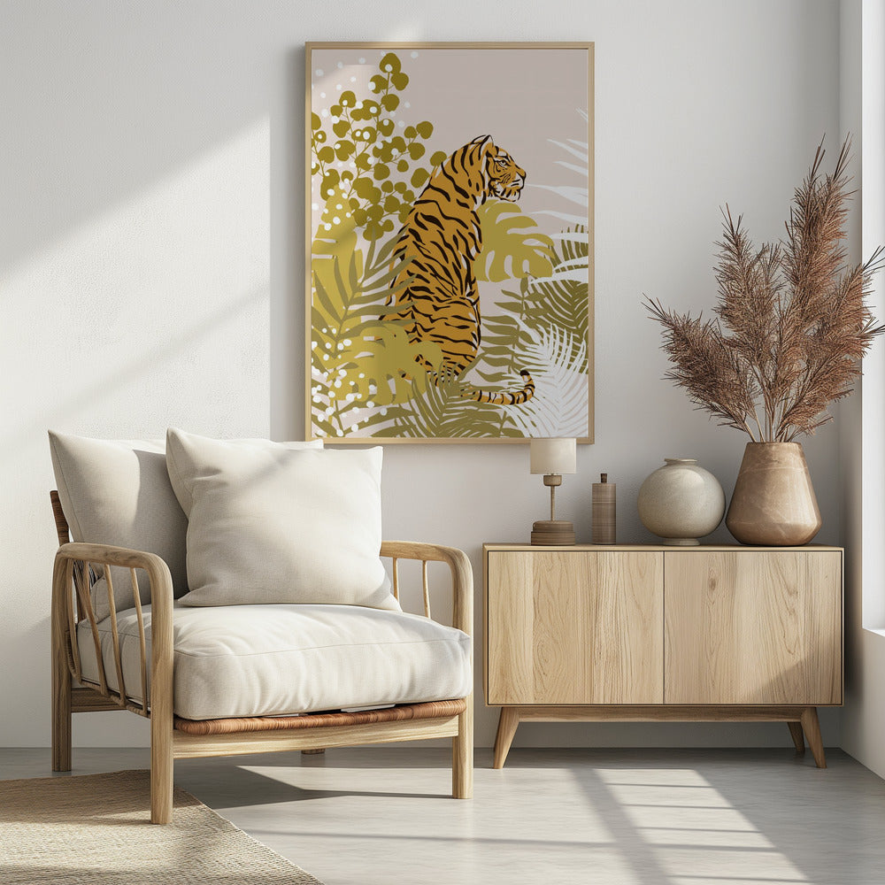 Tiger von Cats and Dotz, 76,2 x 106,7 cm, Poster