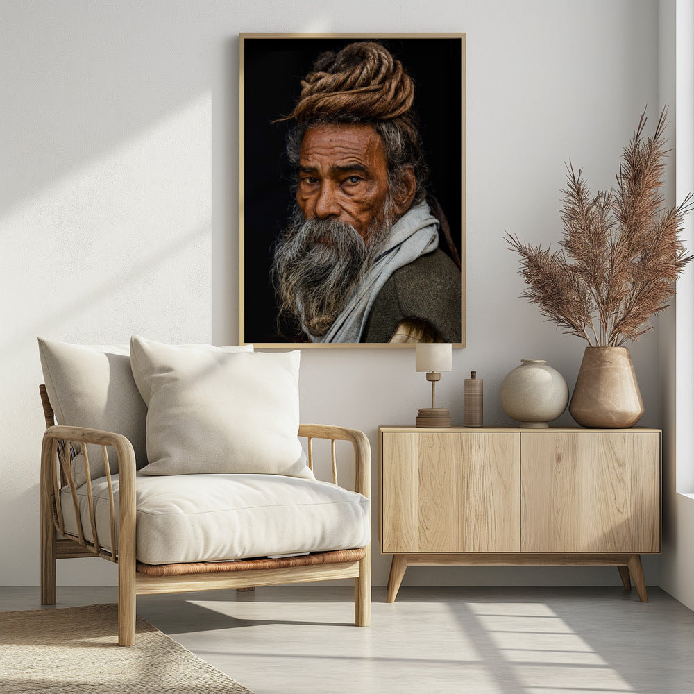 Porträt eines Sadhu... | Poster