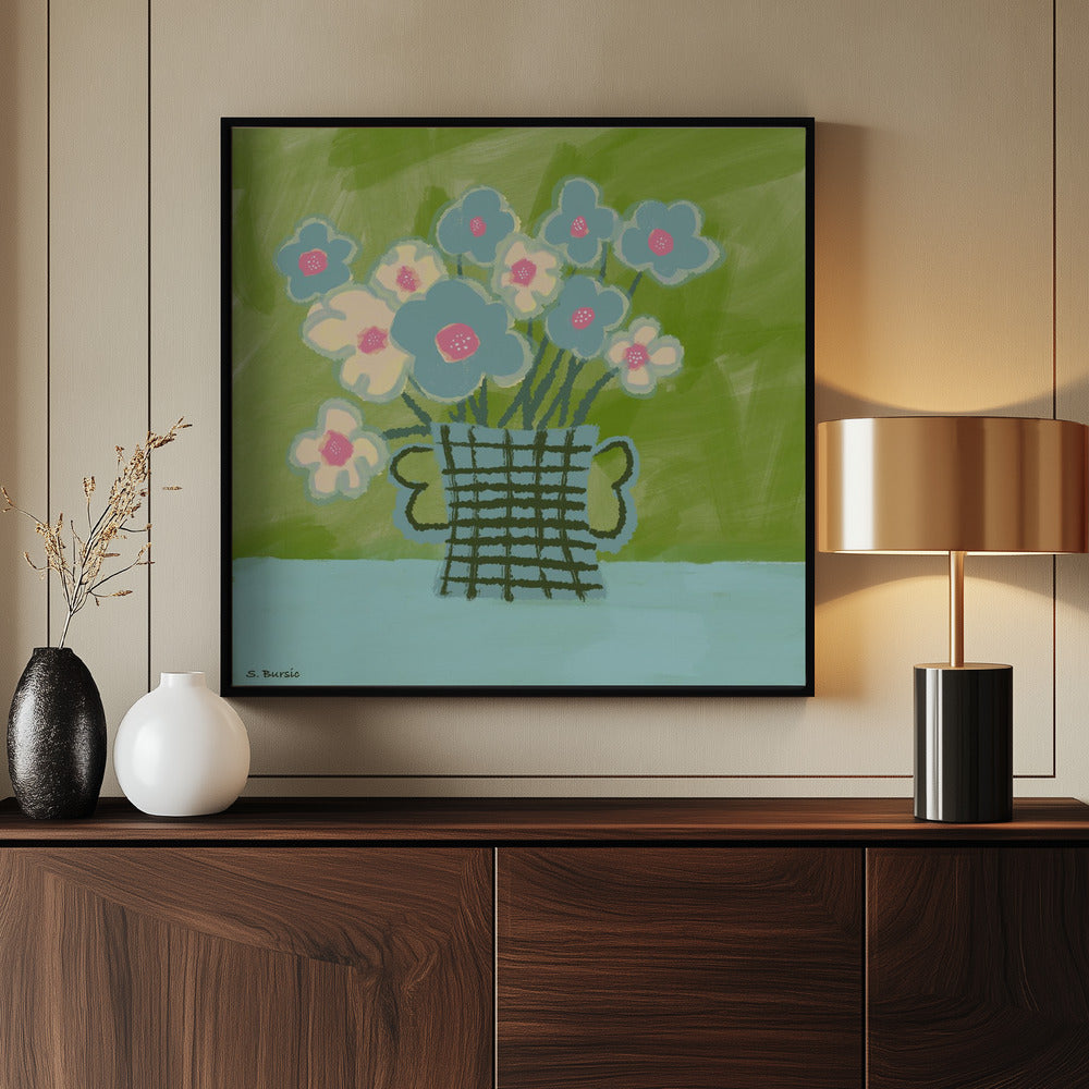 Blaue Blumen | Poster
