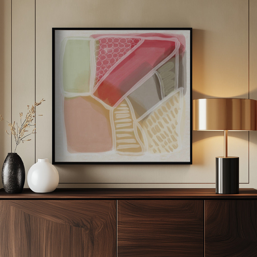 Abstraktes Aquarell | Poster