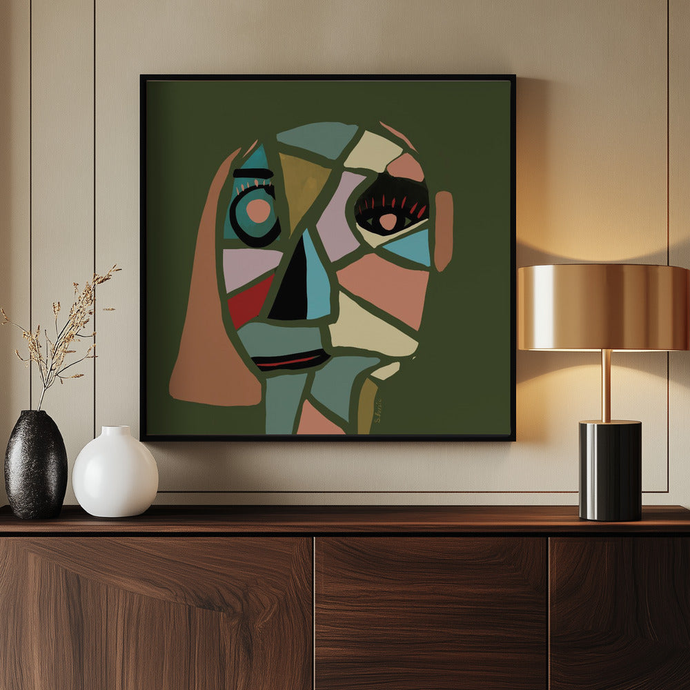Abstraktes Gesicht | Poster