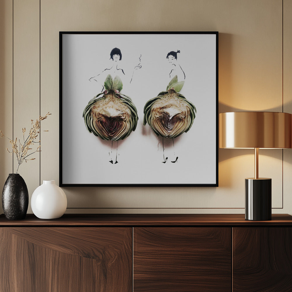 Artichoke Duo | Poster