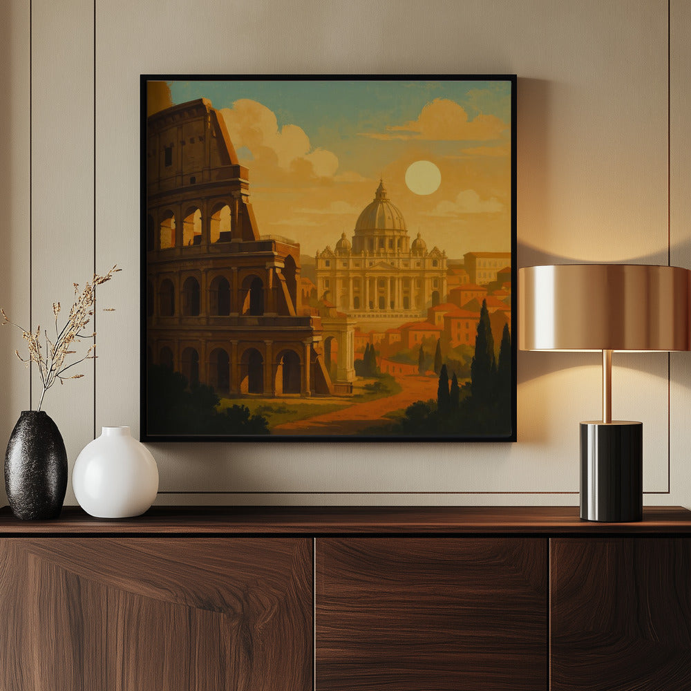 Rom im Goldenen Morgengrauen | Poster