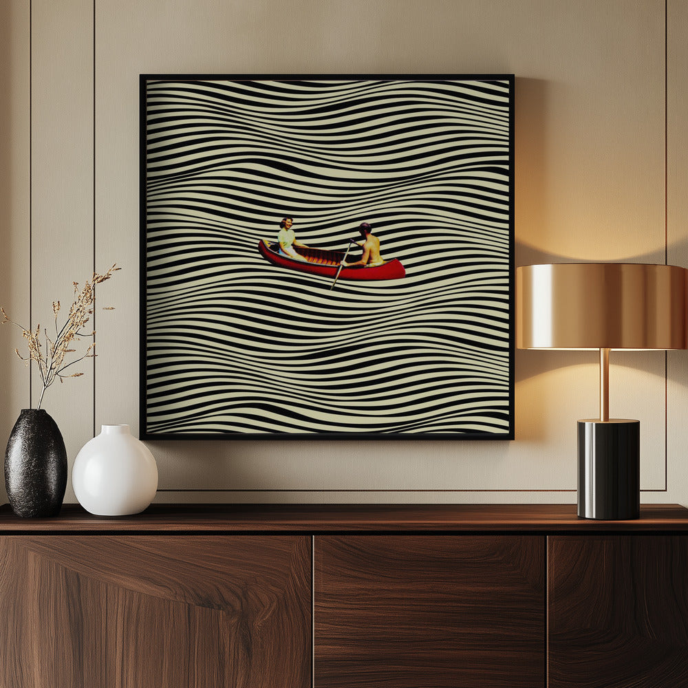 Illusionäre Bootsfahrt | Poster